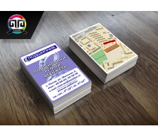 Визитные карточки 90х50. 4+4 двухсторонняя полноцветная печать